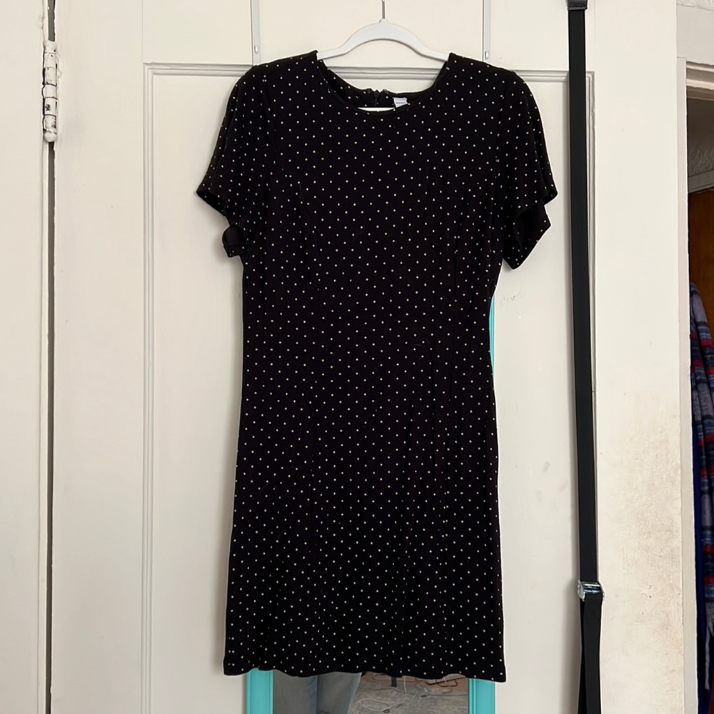 Black Polkadot Dress